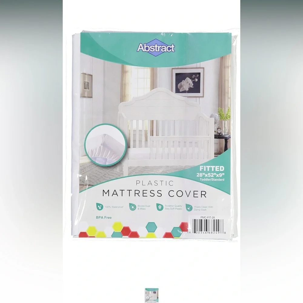 Toddler bed plastic mattress cover, never even opened NWOT
